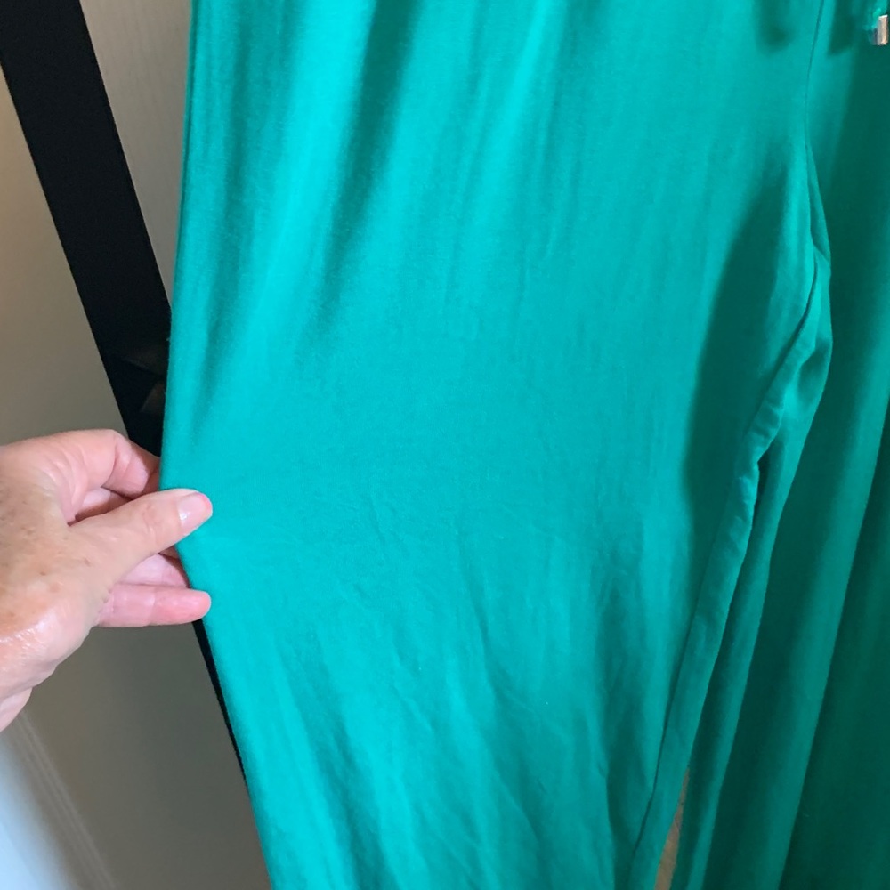 Soft Surroundings Teal Women's jumpsuit Medium NWOT - Picture 6 of 6